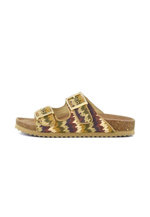 Slip-on sandaler - beige