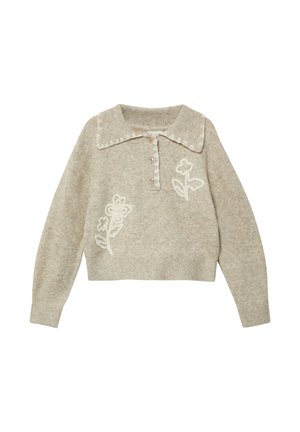 Langarmshirt - sandstein