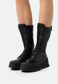 MJUS Botas de atacadores - nero