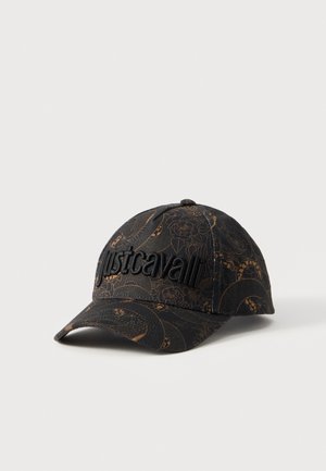 Just Cavalli, BASEBALL LOGO 3D UP UNISEX - Шапка - dark brown
