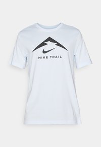 TEE TRAIL LOGO - T-shirt de sport - football grey/black