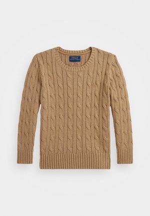Polo Ralph Lauren CABLE-KNIT COTTON JUMPER - Jersey de punto - camel