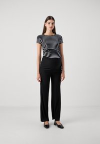 MAMALICIOUS MLNOELA PLISSE PANTS - Kelnės - black