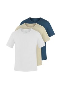 Unausgewählt, beige/marine/weiß
