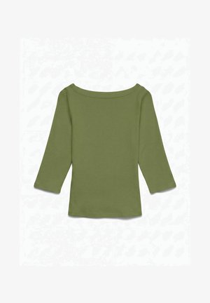 Vero Moda, T-SHIRT AWTHEA TOP - Maglietta a manica lunga - calliste green
