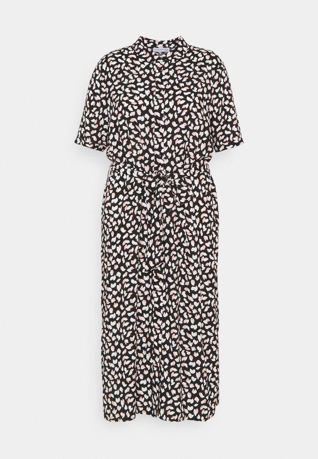 Maxi-jurk - black/pink/white