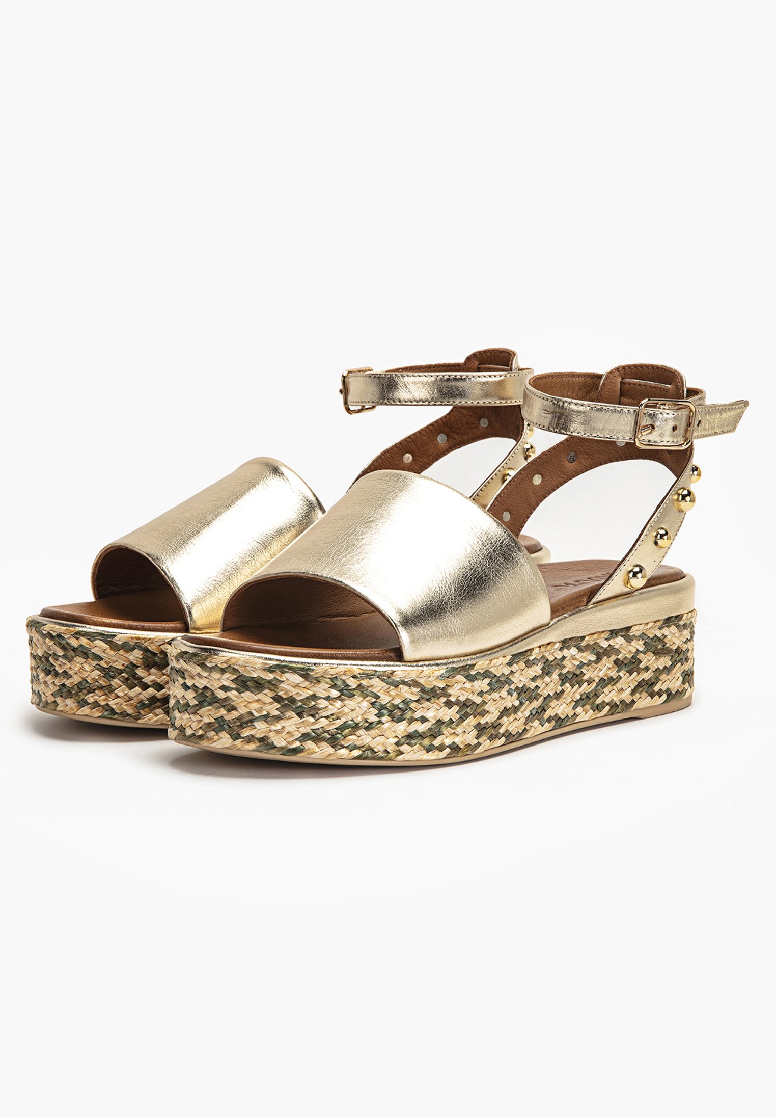 Inuovo Sandalen met plateauzool - gold gld/goudkleurig - Zalando.nl