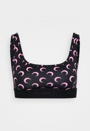 MOON PRINTED - Corpete - black/pink