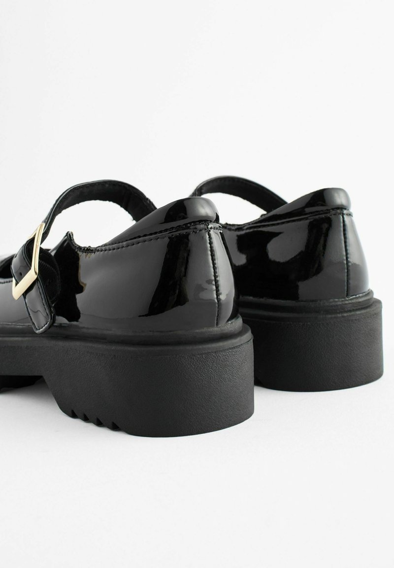 Ballerine Mary Jane nere con cinturini