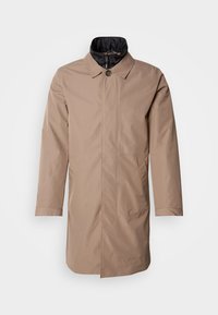COAT DETACHABLE COLLAR - Casaco de inverno - dark sand