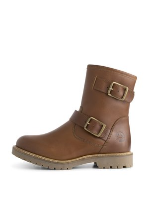 Travelin SKELLERUP - Bottines de cowboy / motard - cognac