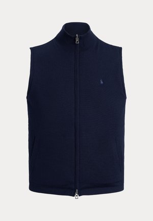 Polo Ralph Lauren, REVERSIBLE HYBRID SWEATER VEST - Mellény - navy/beige