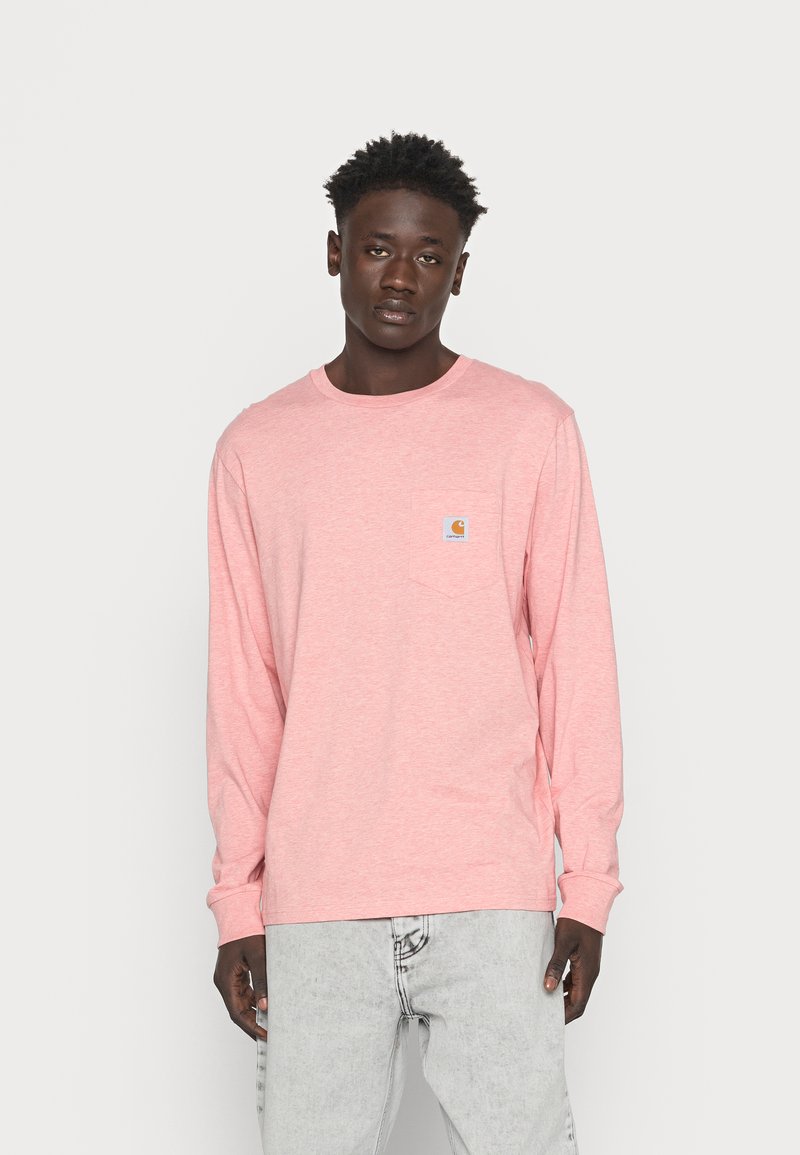 Carhartt WIP POCKET - Camisola de manga comprida - rothko pink heather