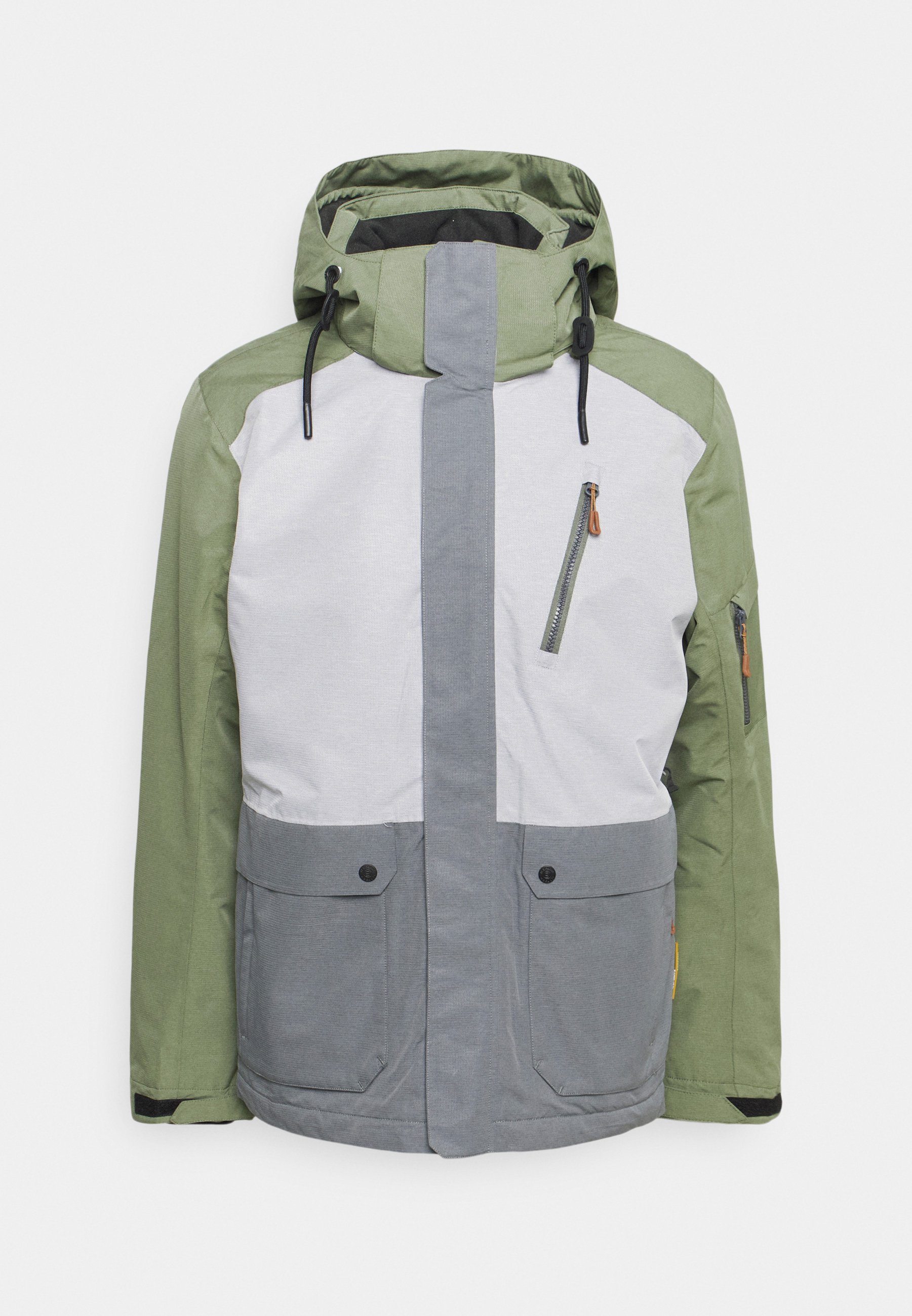 light grey ski jacket