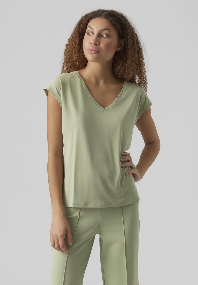 Vero Moda VMFILLI - T-paita - reseda