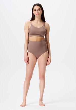 NOPPIES MATERNITY ESSENTIALS SEAMLESS BRIEFS LEE POST PARTUM SENSIL® BREEZE - Shapewear - deep taupe