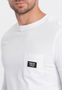Ombre WITH POCKET  - Langarmshirt - white