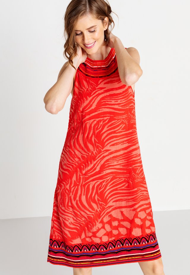ANIMAL PATTERN - Sukienka letnia - red