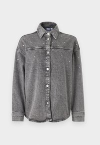 VMRIVA RIVET ì - Giacca di jeans - medium grey denim