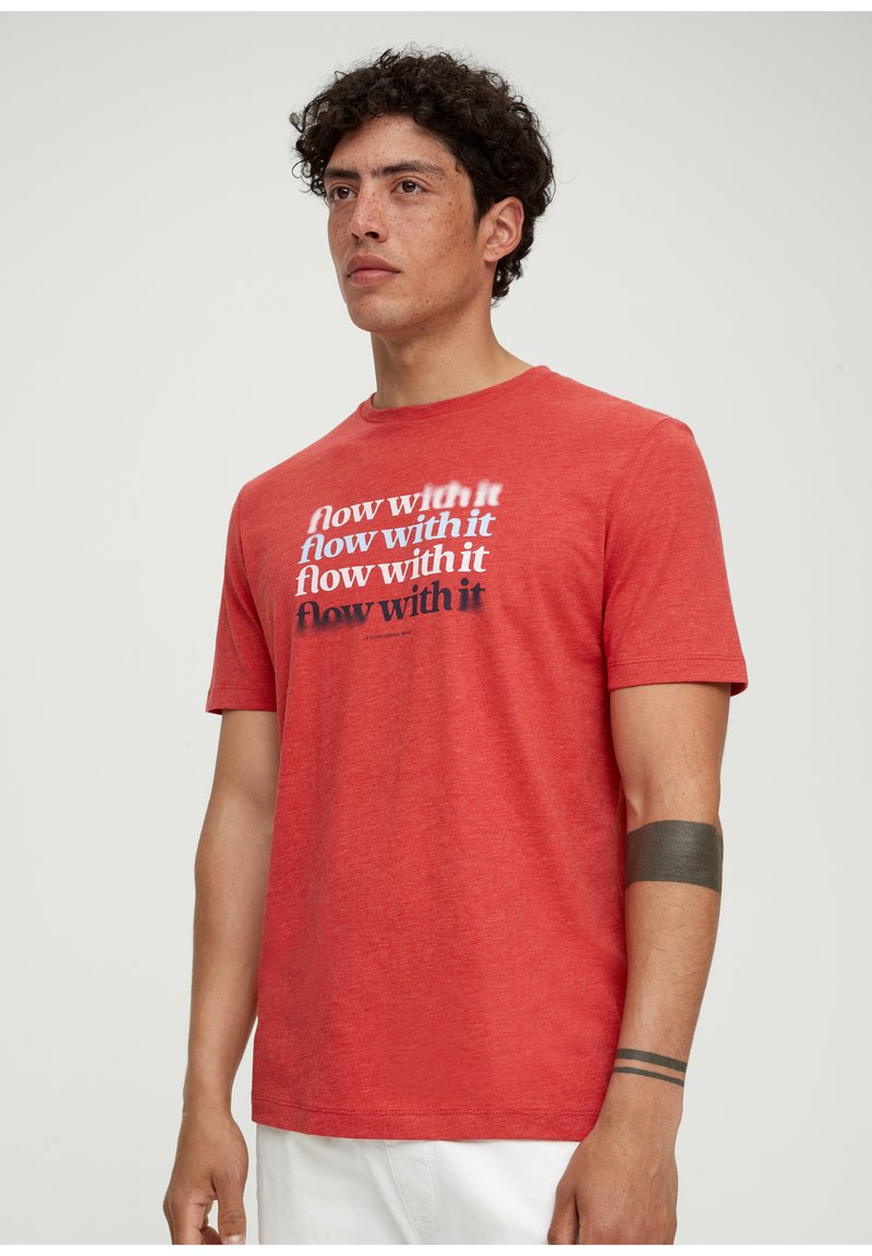 s.Oliver T-shirt print - preiselbeere