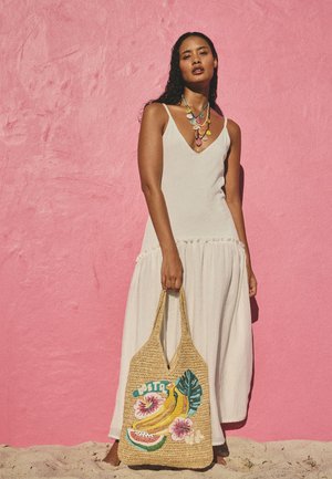 Next, COSTA RICA EMBELLISHED SHOULDER BAG . - Cabas - natural