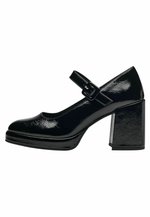Decolleté Donna Marco Tozzi - Scarpe Con Tacco A Blocco, Colore Nero, Taglia 36