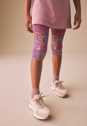 Next, CROPPED  - Leggings - Hosen - purple orange animal