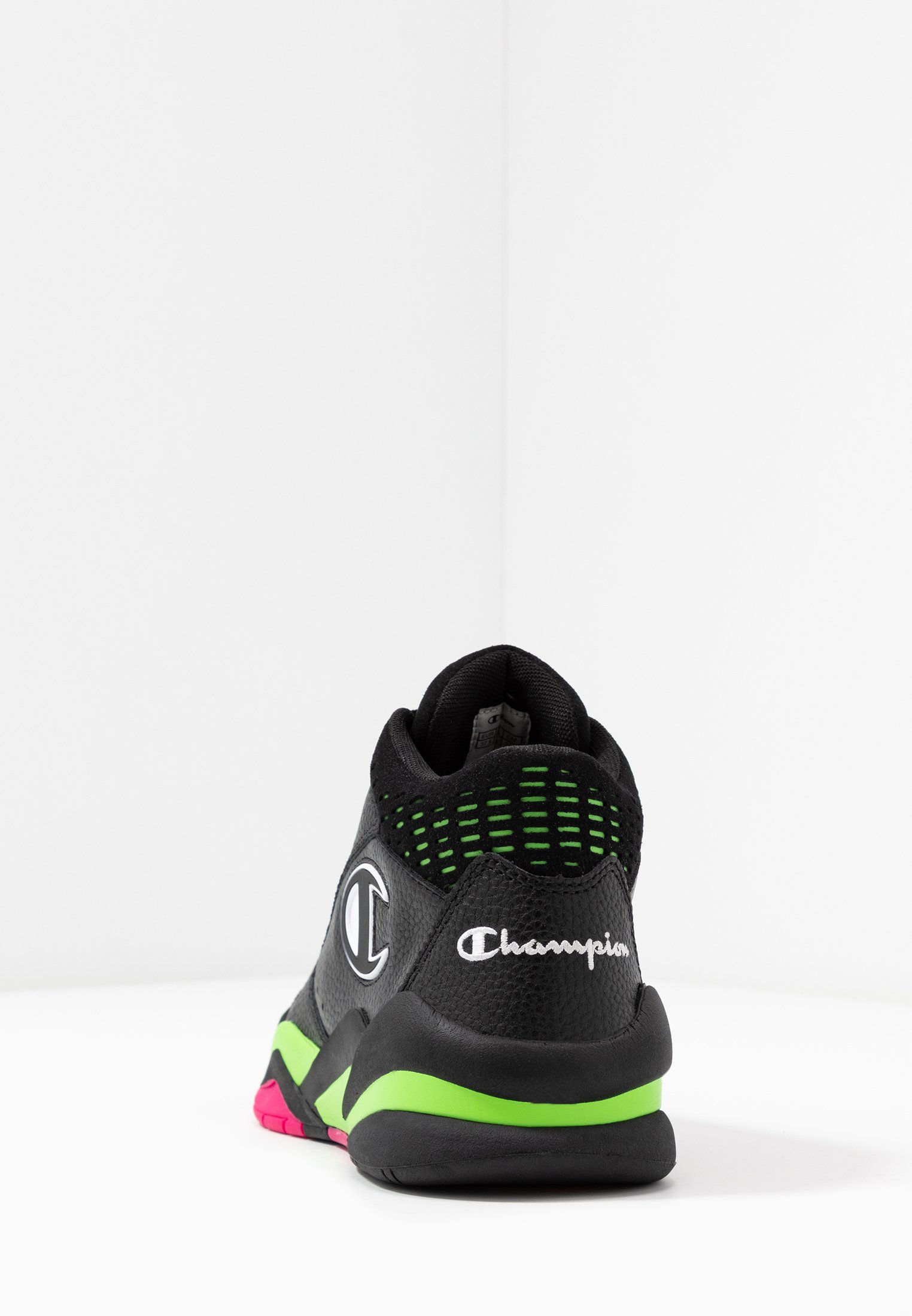 Champion MID CUT SHOE ZONE 90'S Basketballsko blackfluo Champion MID CUT SHOE ZONE 90'S Basketballsko blackfluo