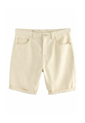 SLIM FIT STRETCH - Jeans Shorts - ecru