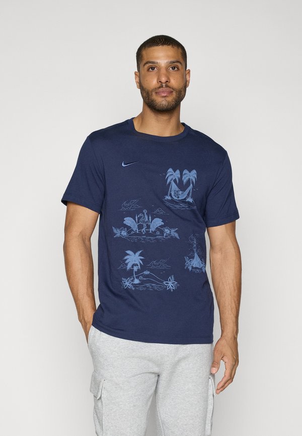 TEE - Print T-shirt - obsidian