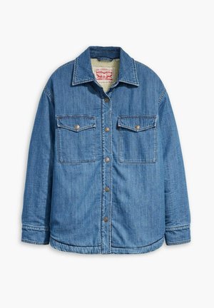 Levi's® LOLA ETTA PLAID ALMOND BUFF - Kurzmantel - etta plaid almond bu