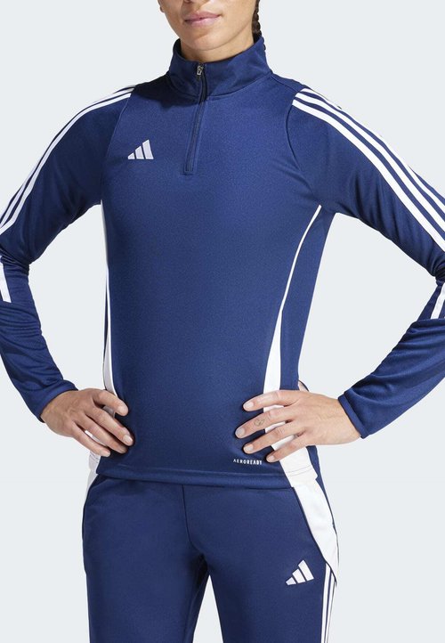 adidas TIRO24 TRAINING TOP WOMEN - Long sleeved top - team navy blue white — photo 4