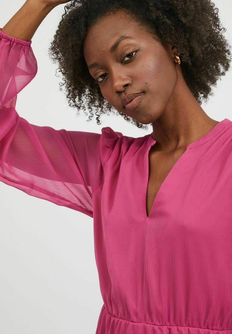 Damen Freizeitkleider | Vila Freizeitkleid magenta haze/lila - KT03284 Damen Freizeitkleider | Vila Freizeitkleid magenta haze/lila - KT03284