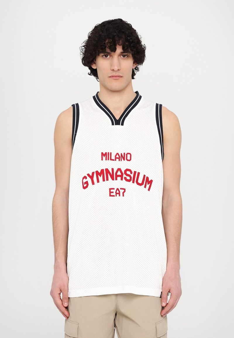 EA7 Emporio Armani TANK - Viršus - star white