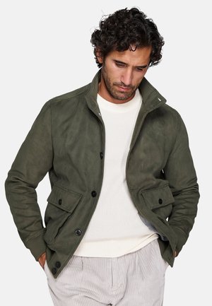 Dan John, JACKET - Summer jacket - green solid