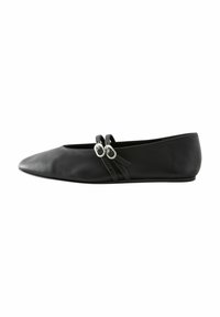 REGULAR FIT MARY JANE - Pahkluurihmadega baleriinad - mottled black
