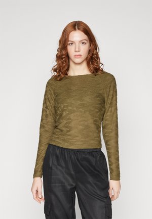 ONLCARLY BOATNECK TOP - Hosszú ujjú felső - kalamata