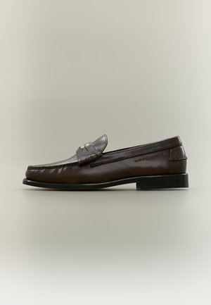 Tommy Hilfiger, LOAFER - Scarpe senza lacci - brushed brown
