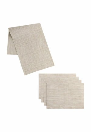 Next, SET OF 5 WIPE CLEAN PLACEMATS AND RUNNERS SET UNISEX - Table runner - gold