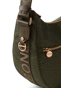 Borbonese LUNA MIDDLE CON ZIP - Sac bandoulière - military green