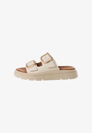 Tamaris Mules - ivory leather