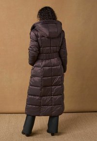 Next LONGLINE WAISTED PADDED-REGULAR FIT - Zimní kabát - burgundy red