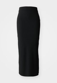 ONLEMMA SLIT - Blyantskjørt - black