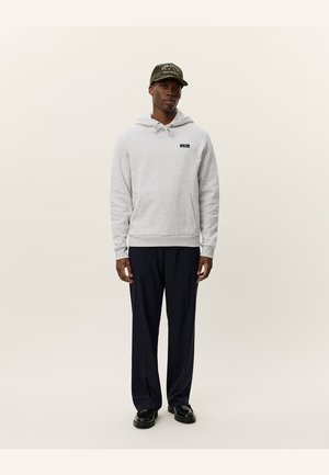 PATCH HOODIE - Hoodie - snow melange