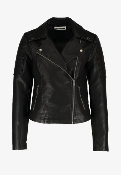 NMREBEL JACKET - Veste en similicuir - black