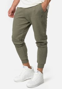 INDICODE JEANS - Tracksuit bottoms - army mix Thumbnail Image 1