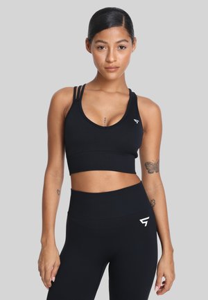 ELIS CROSS SEAMLESS  - Športová podprsenka so strednou podporou - black