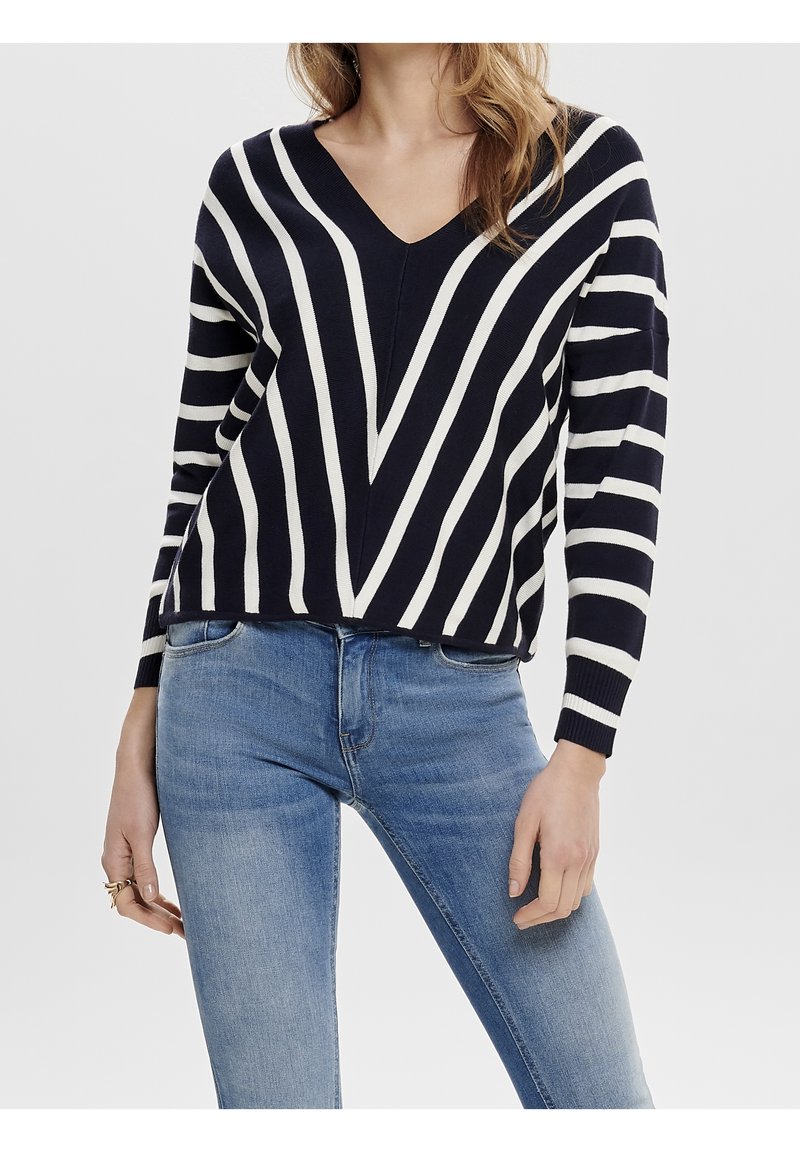 ONLY Strickpullover - dark blue
