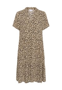 EDASZ SS - Jurk - creme leopard strokes