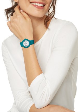 HERO.DOT - Watch - verde petrolio-bianco